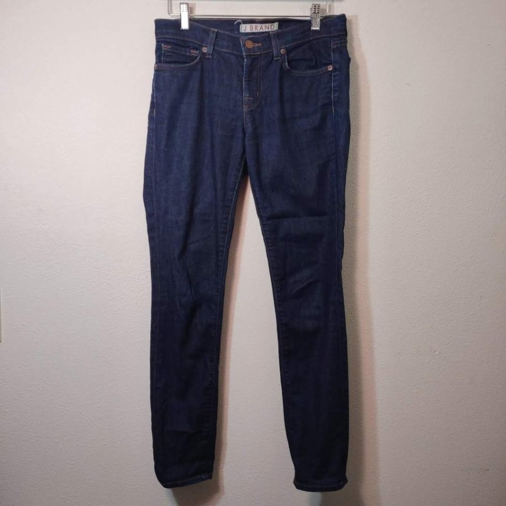 J Brand Dark Wash Skinny Leg Denim Jeans 26